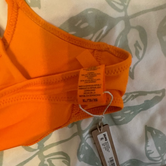 Skims recycled swim micro scoop bikini top orange xl - Picture 4 of 4